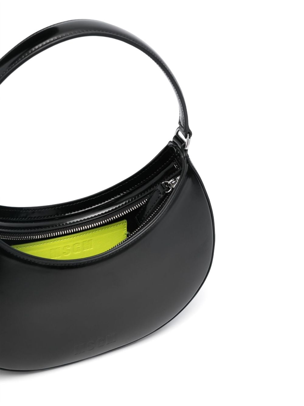 logo-debossed faux-leather hobo bag - 5
