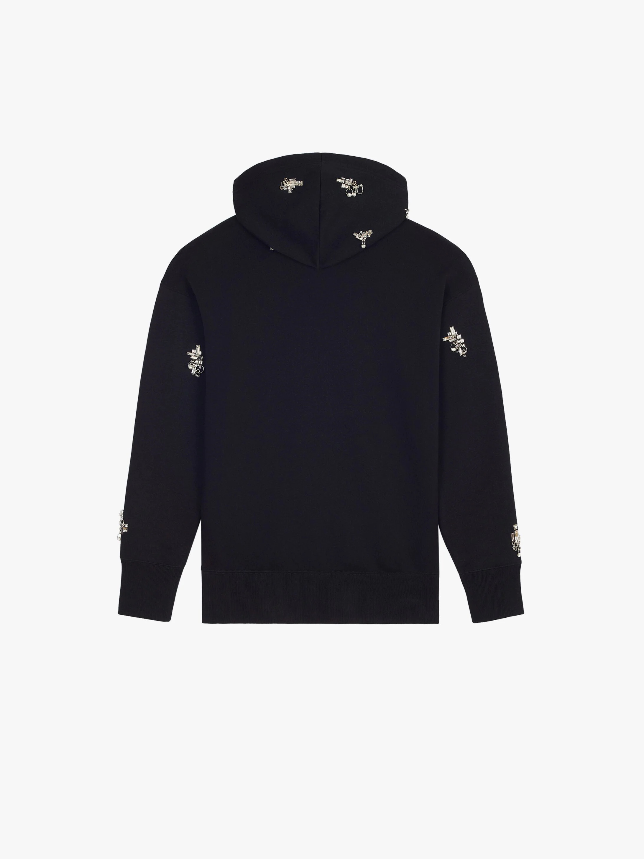 OVERSIZED SWEATSHIRT WITH JEWELRY EMBROIDERIES - 2