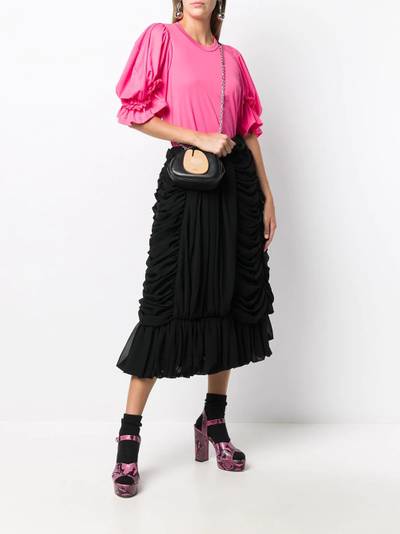 Comme Des Garçons ruched ruffled detail skirt outlook