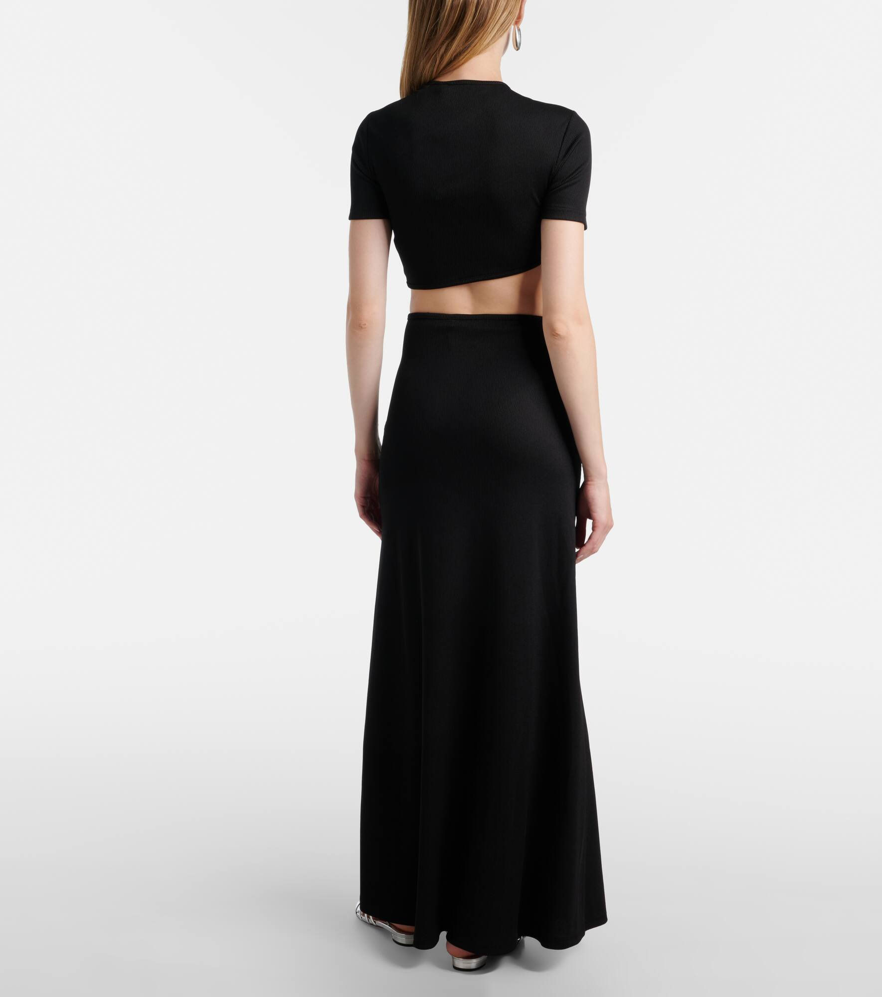 Paisley gathered maxi skirt - 3