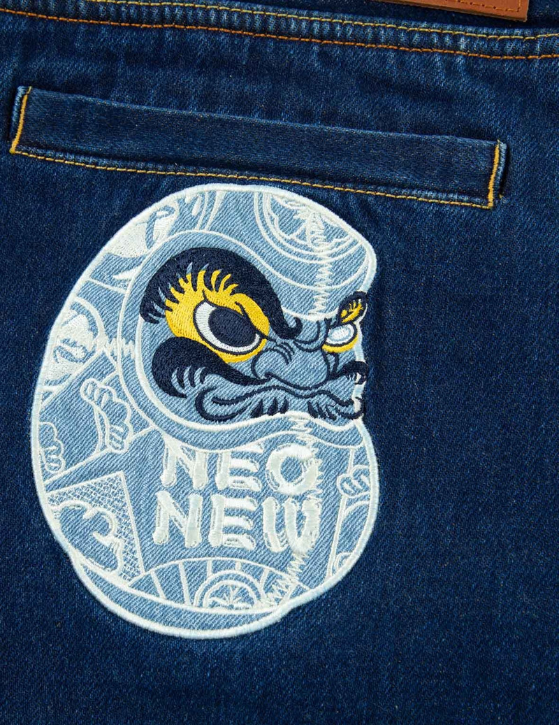 DARUMA AND SEAGULL APPLIQUÉ JOGGER PANTS 9