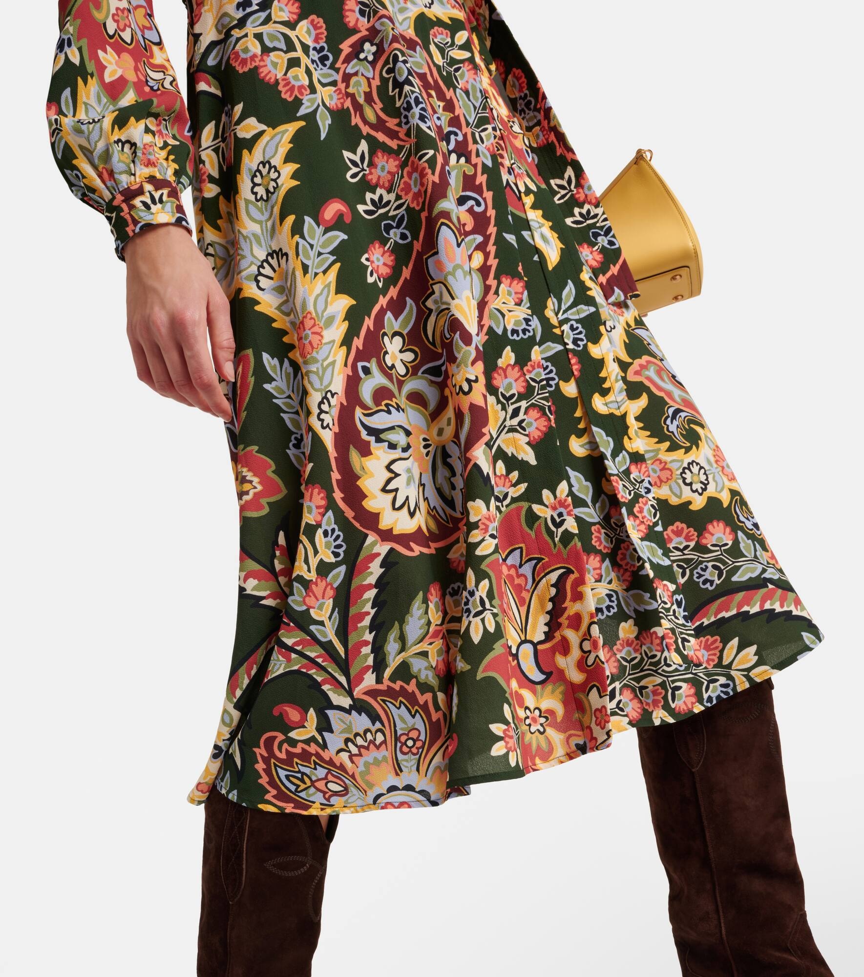 Printed wrap dress - 5