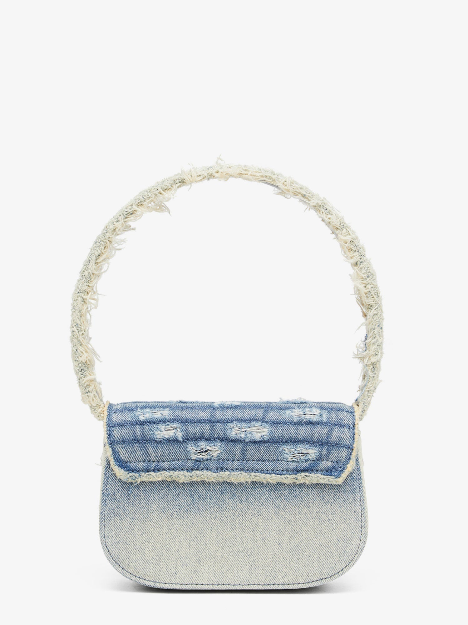 Diesel 1Dr Denim Shoulder Bag With Used Effect - 2