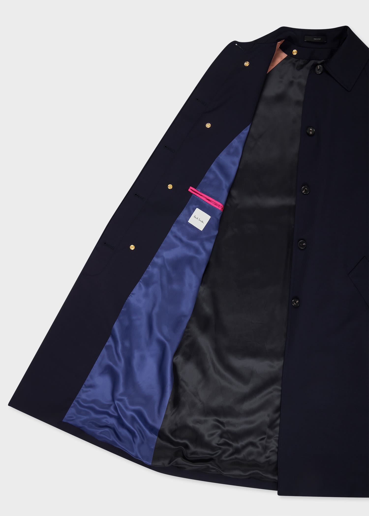 'Storm System' Wool Mac With Detachable Liner - 4