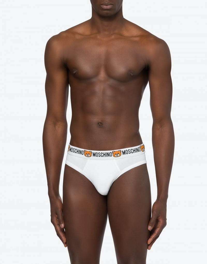 Moschino COTTON JERSEY BRIEFS WITH MOSCHINO TEDDY BEAR outlook