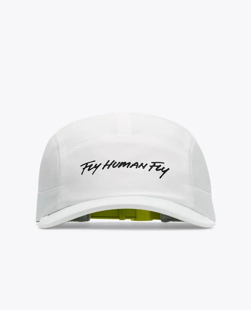 Hoka Run Hat in White/Multi - 1