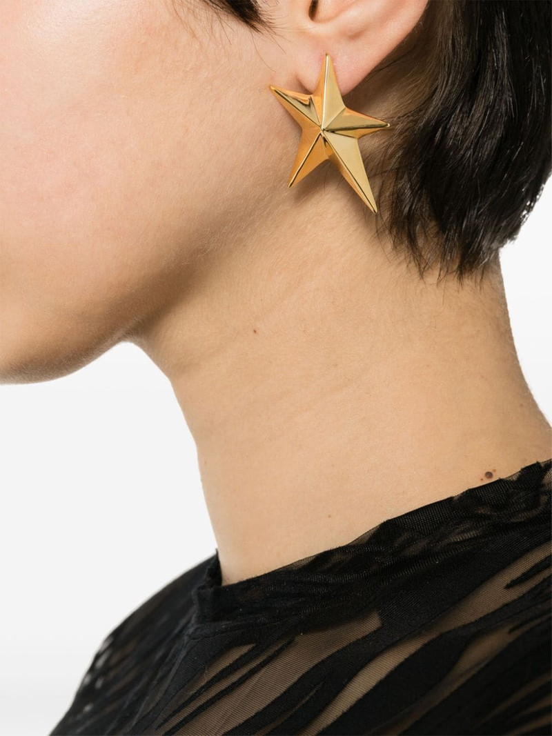 MUGLER maxi star stud earrings outlook