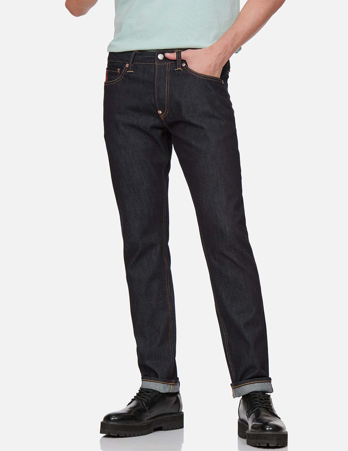 DRAGON EMBROIDERED CARROT FIT JEANS #2017 - 4