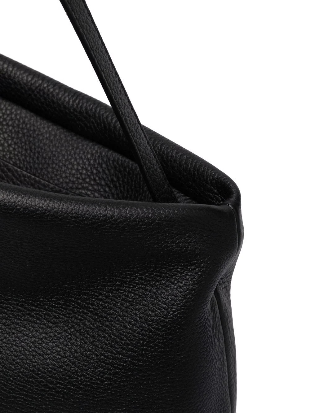 asymmetric leather shoulder bag - 4