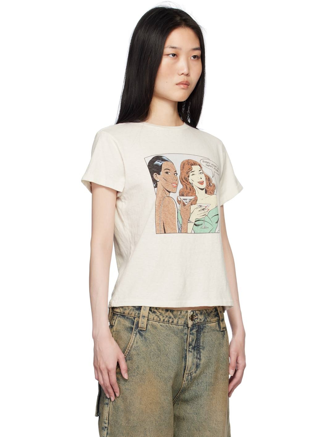 Off-White Classic 'Happy Hour' T-shirt - 2