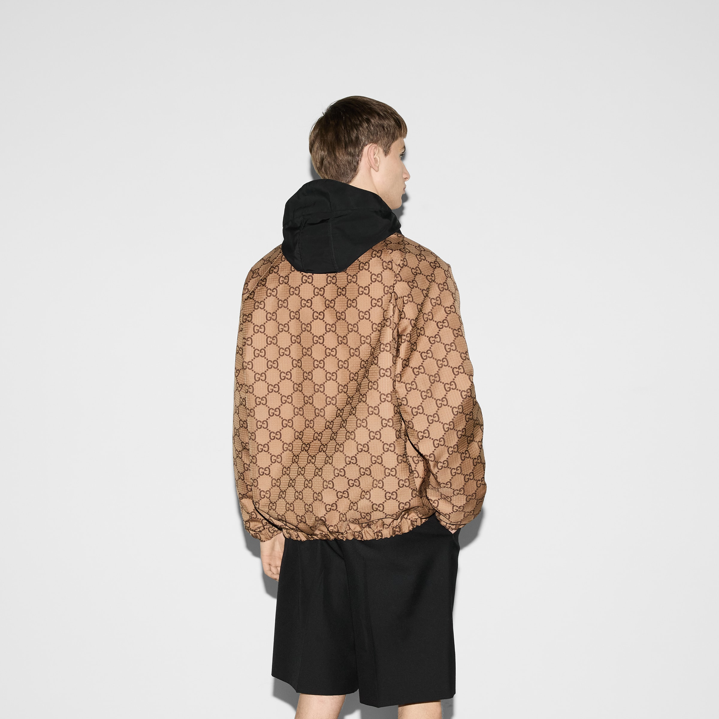 Reversible poplin jacket - 4