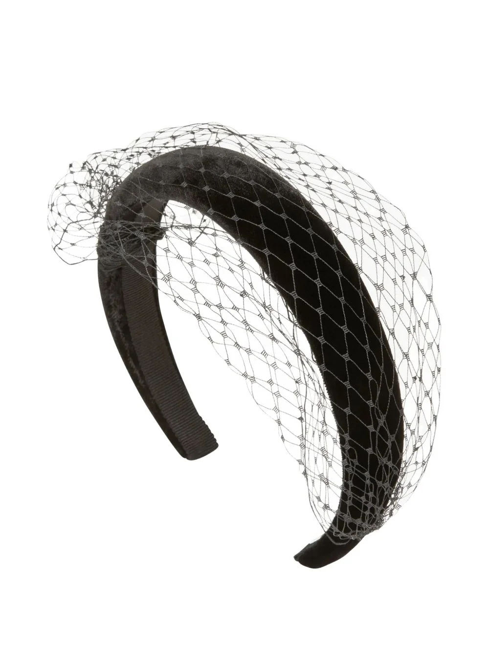 veil-embellished headband - 1