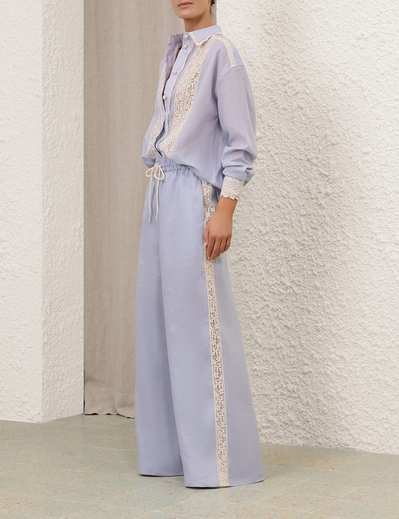EVERLEY LACE TRIM PANT 8