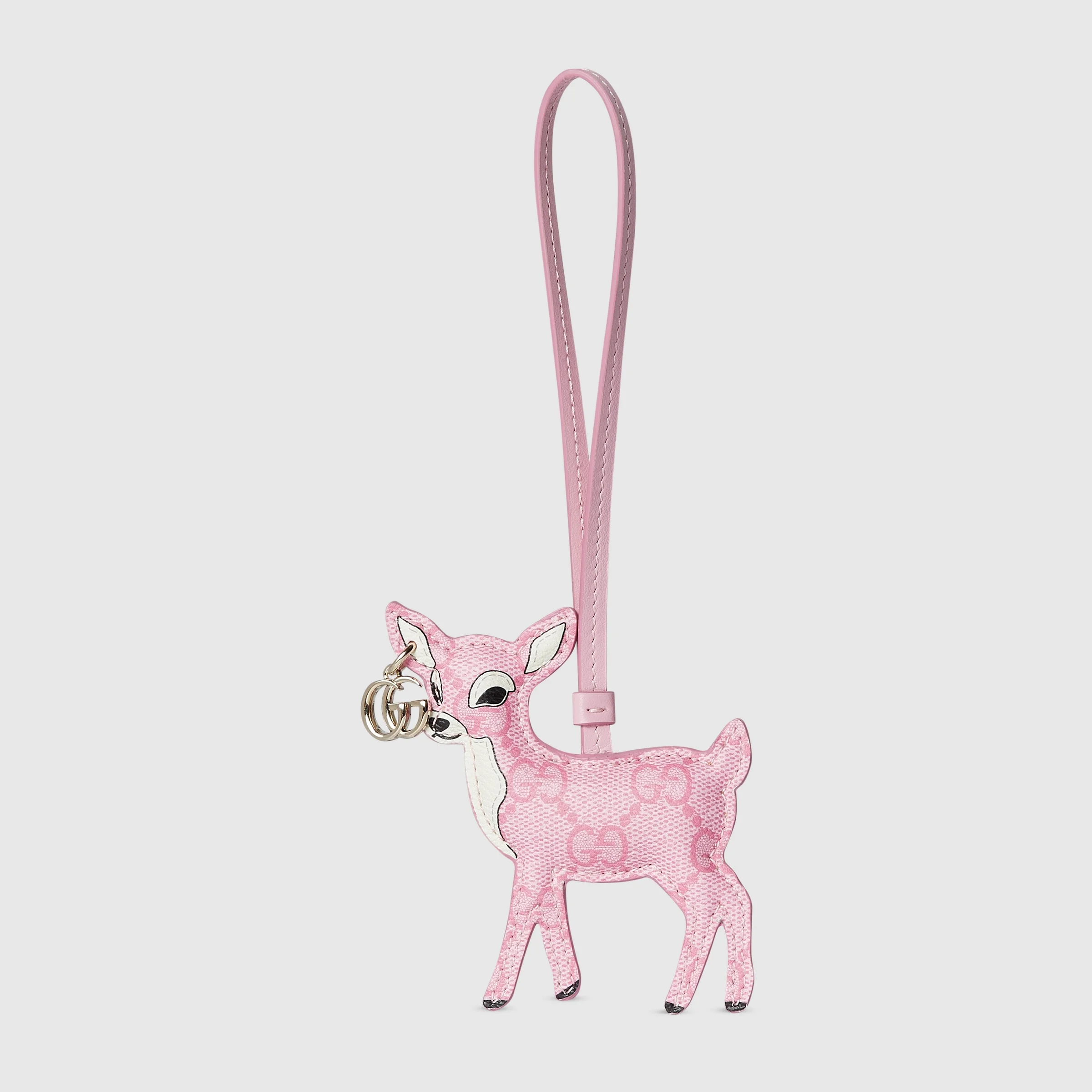 Deer-shaped bag charm - 1