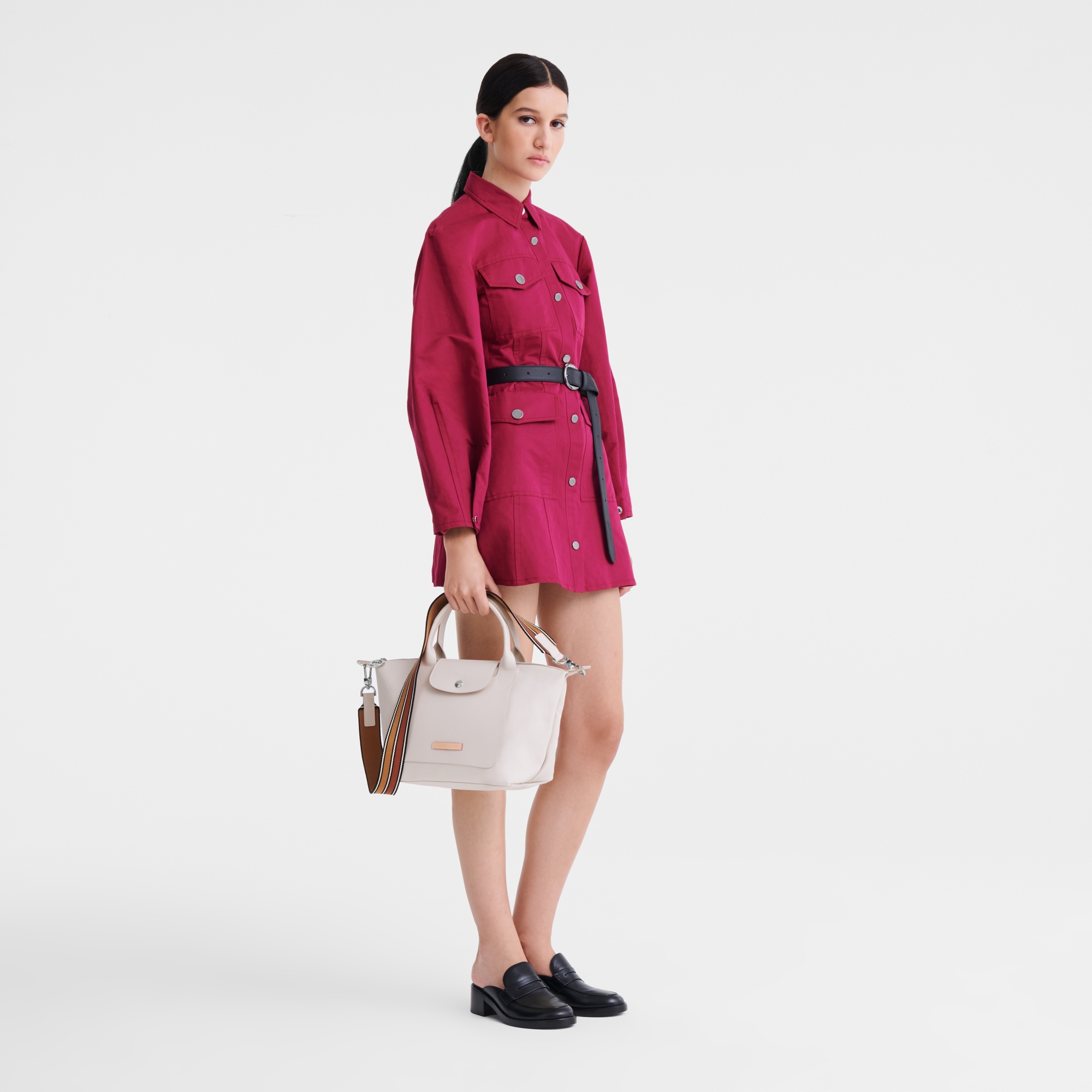 Le Pliage Xtra S Handbag Paper - Leather - 2