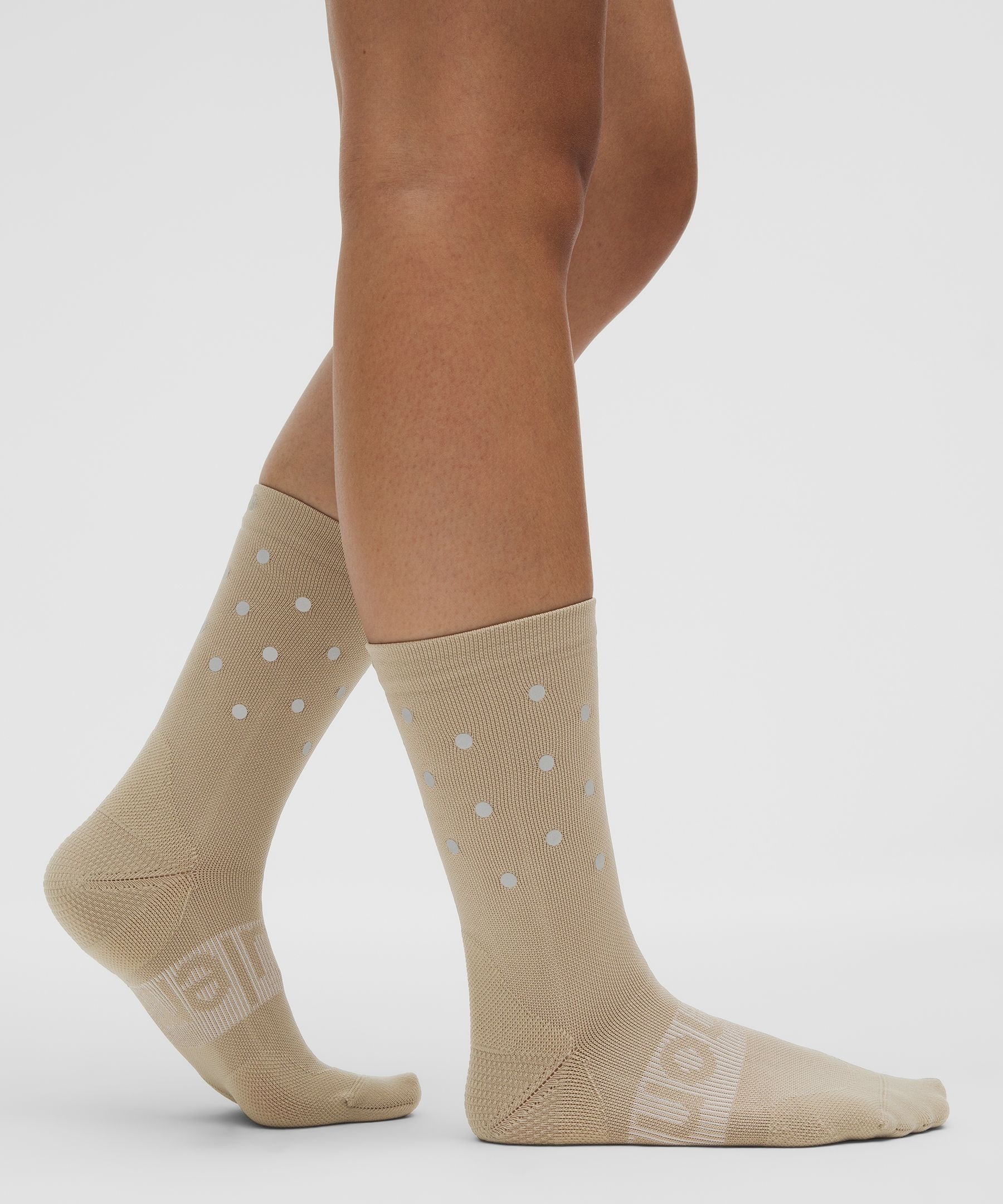 Women's Power Stride Crew Socks *Dot Reflective - 3