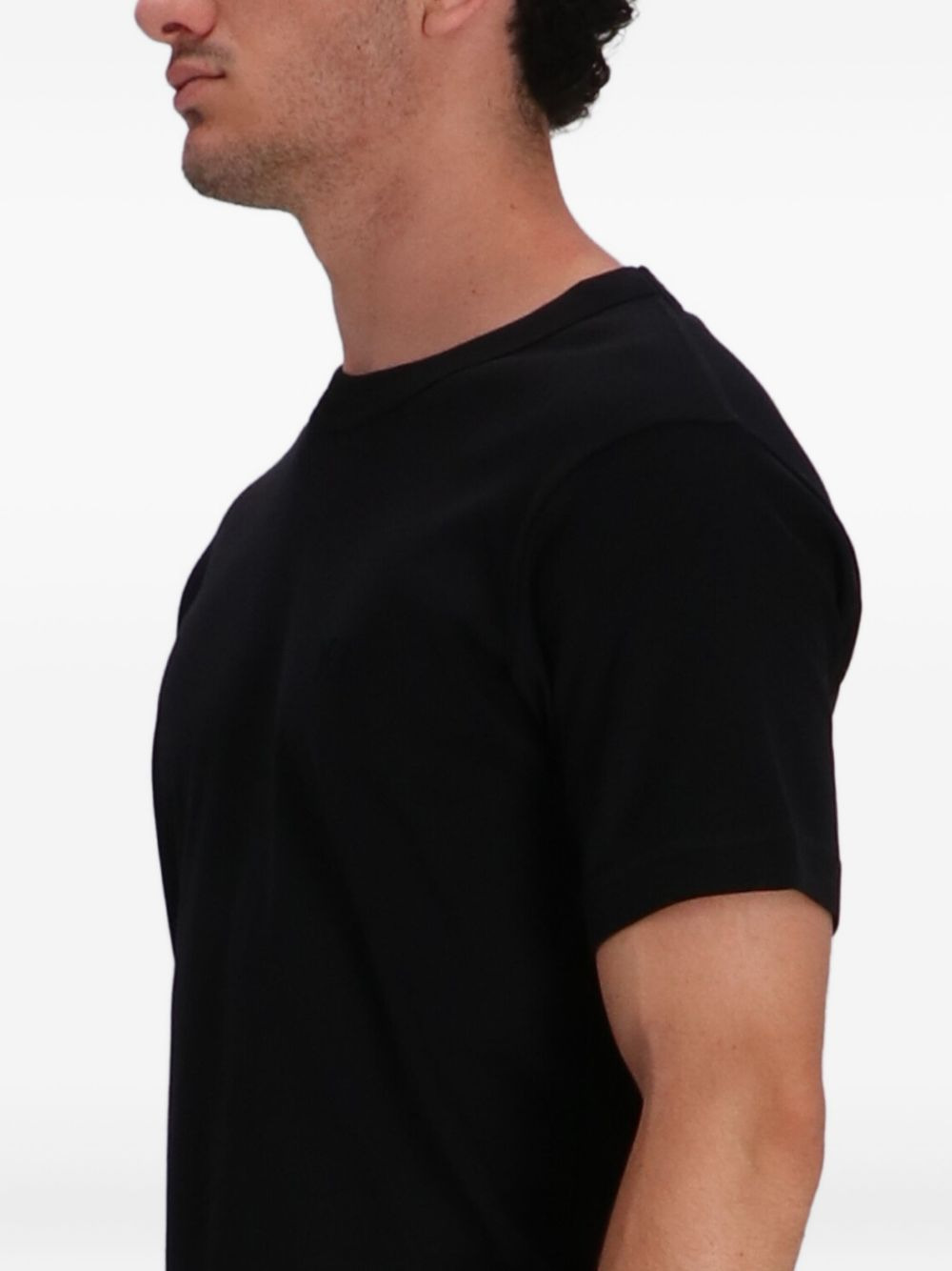logo-detail cotton T-shirt - 4