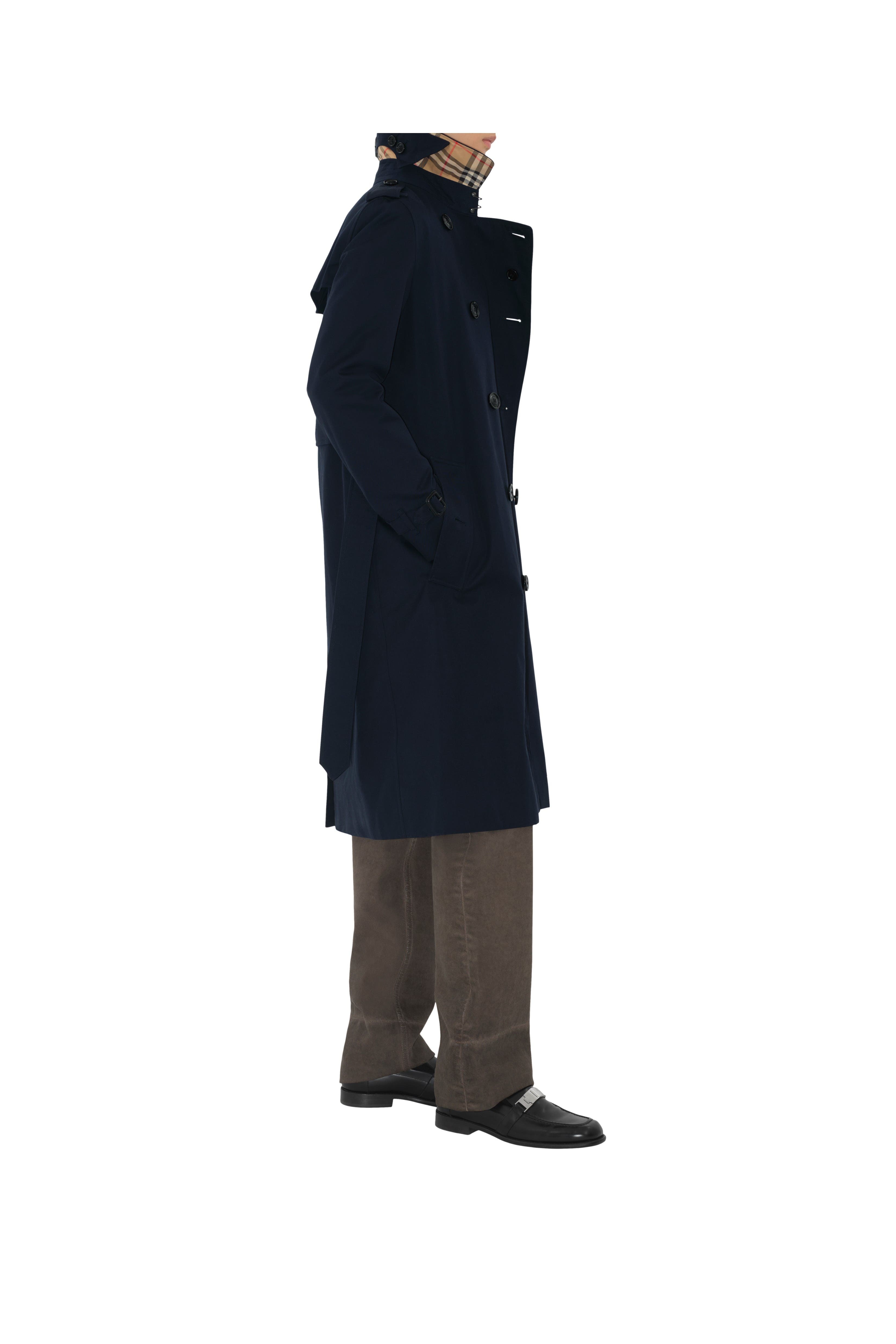burberry Long Kensington Heritage Trench Coat in Coal Blue at Nordstrom - 4
