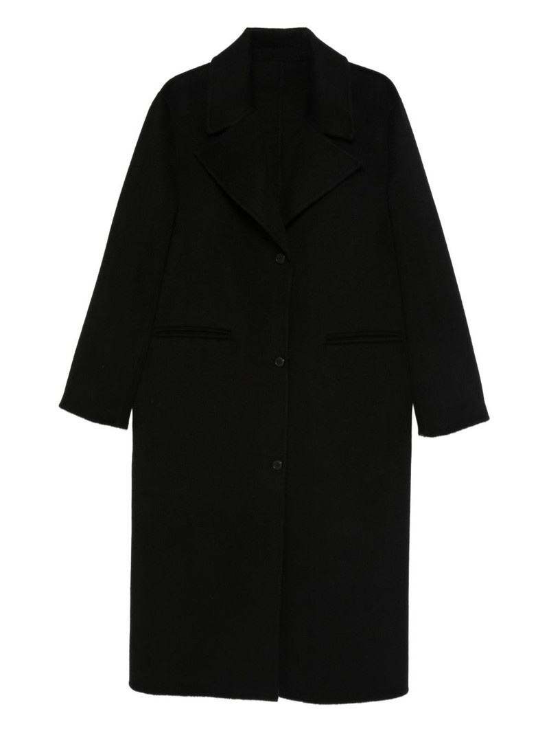 buttoned wool coat 1