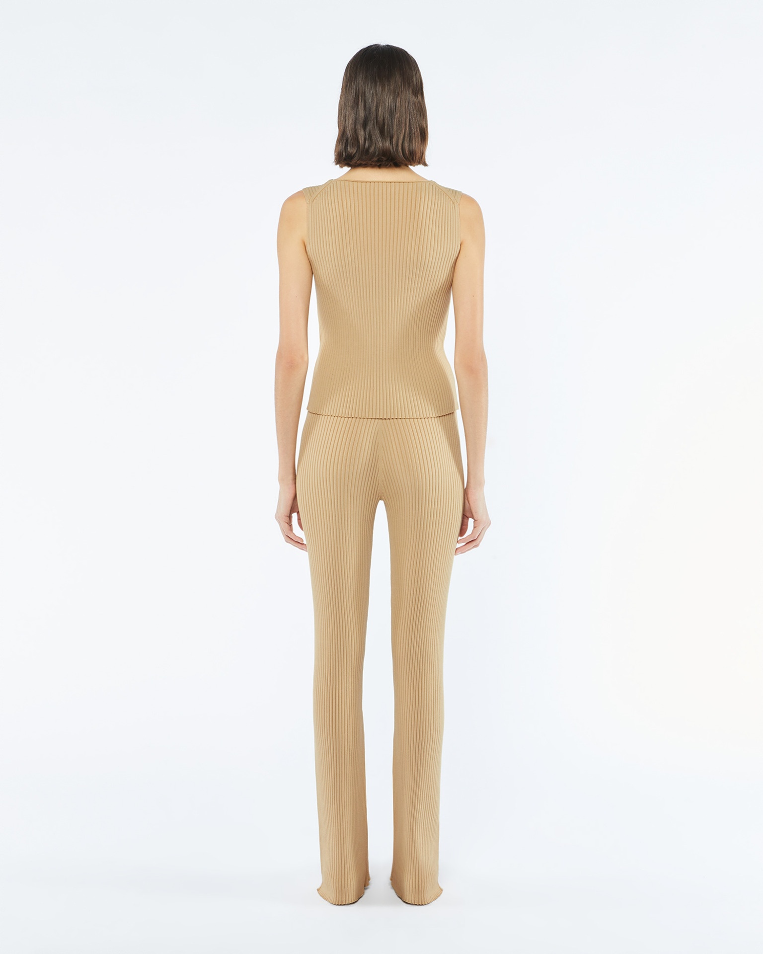 ALEA - Ribbed pants - Sand - 2