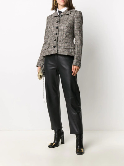 Dolce & Gabbana check fitted jacket outlook