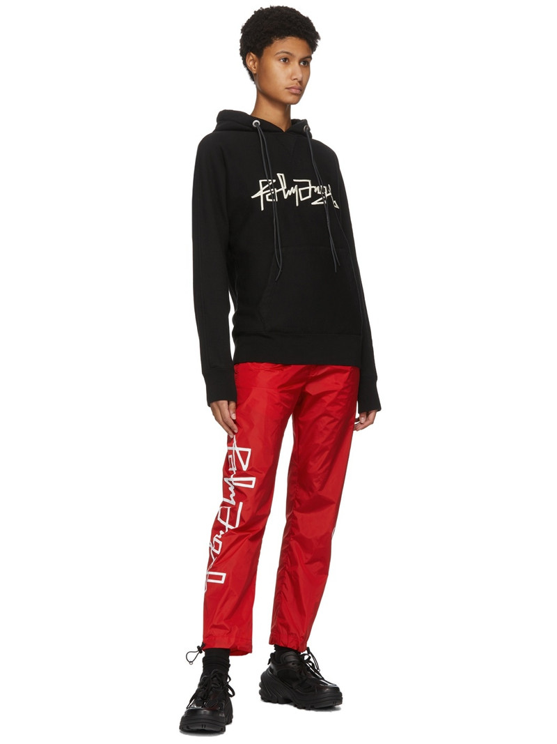 Palm Angels Black Desert Logo Hoodie outlook