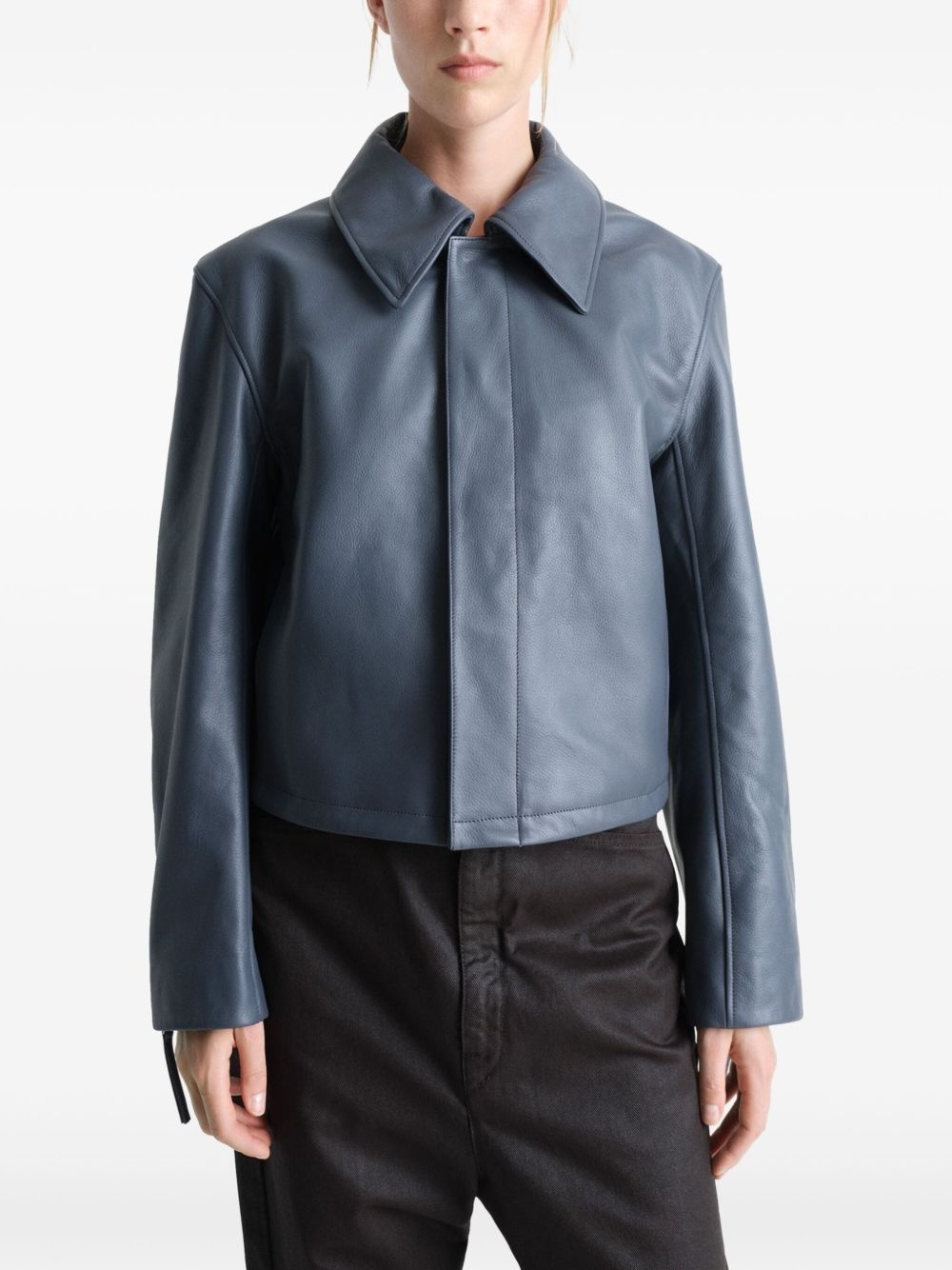 cropped jacket - 3