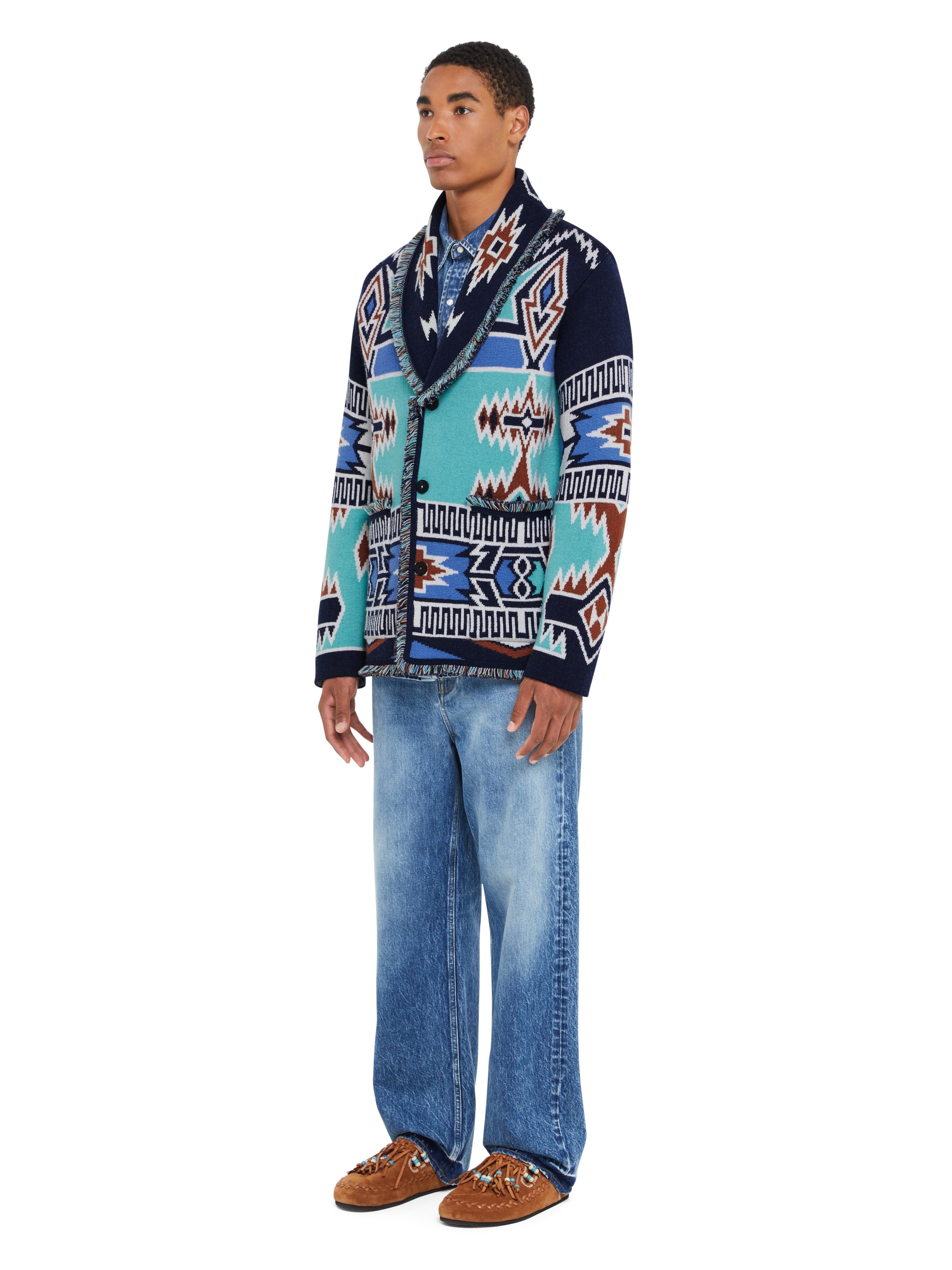 Geometric Roots Cardigan - 5