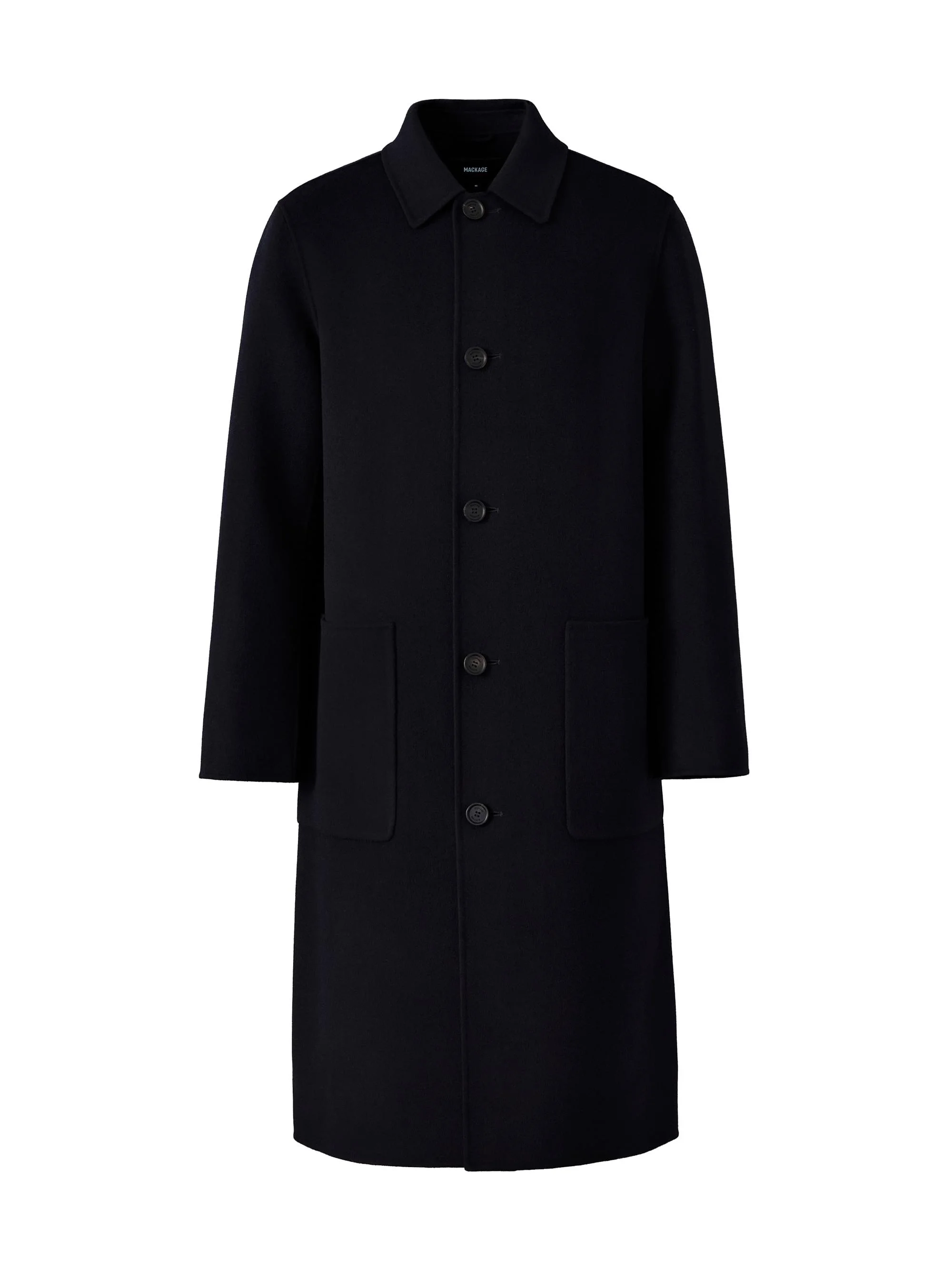 Beckett Wool Coat - Navy - 1
