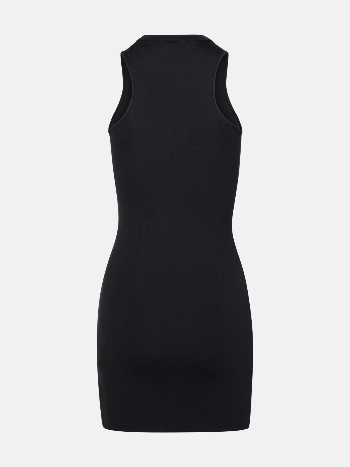 'ROWING' BLACK POLYAMIDE DRESS - 3