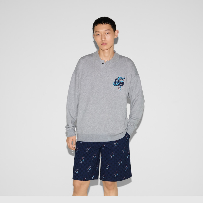 Printed cotton jersey sweatshirt 3