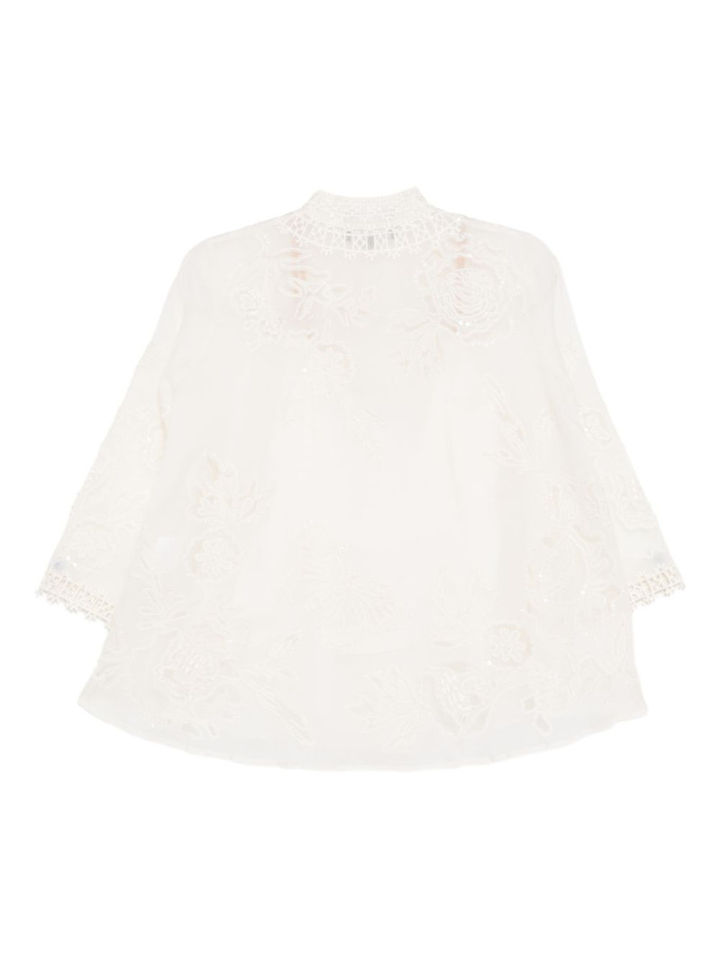 BIYAN beaded silk top outlook