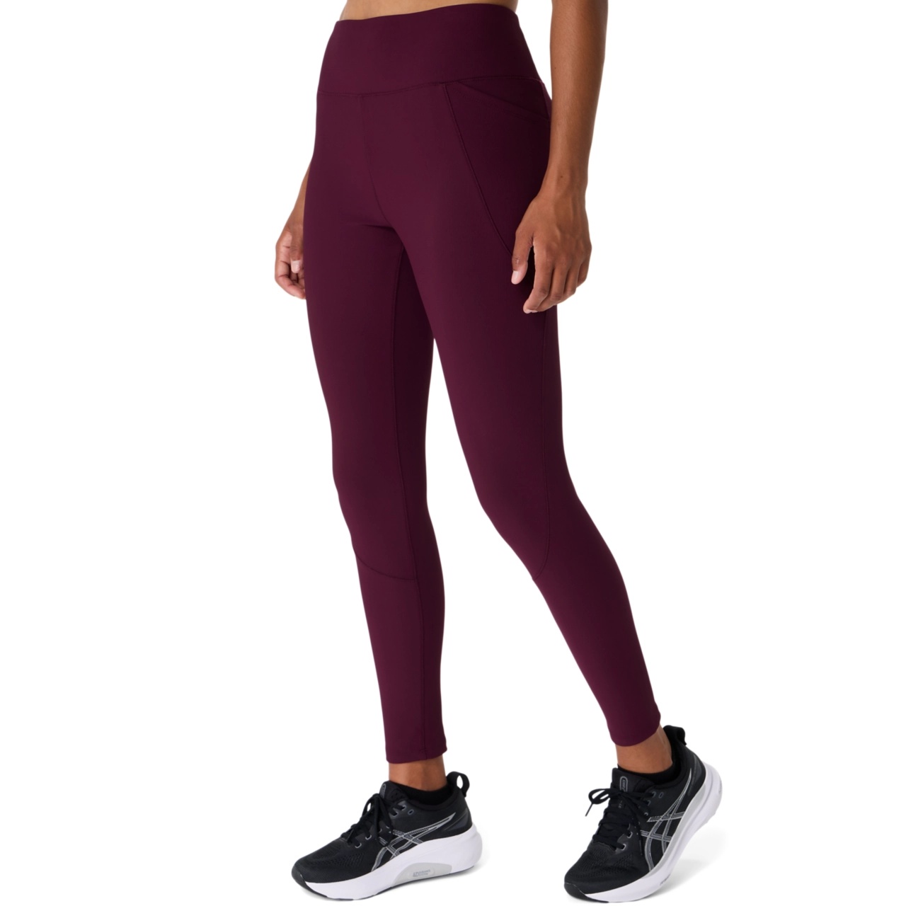 WOMEN'S RIB HIGH WAIST  7/8 TIGHT - 3