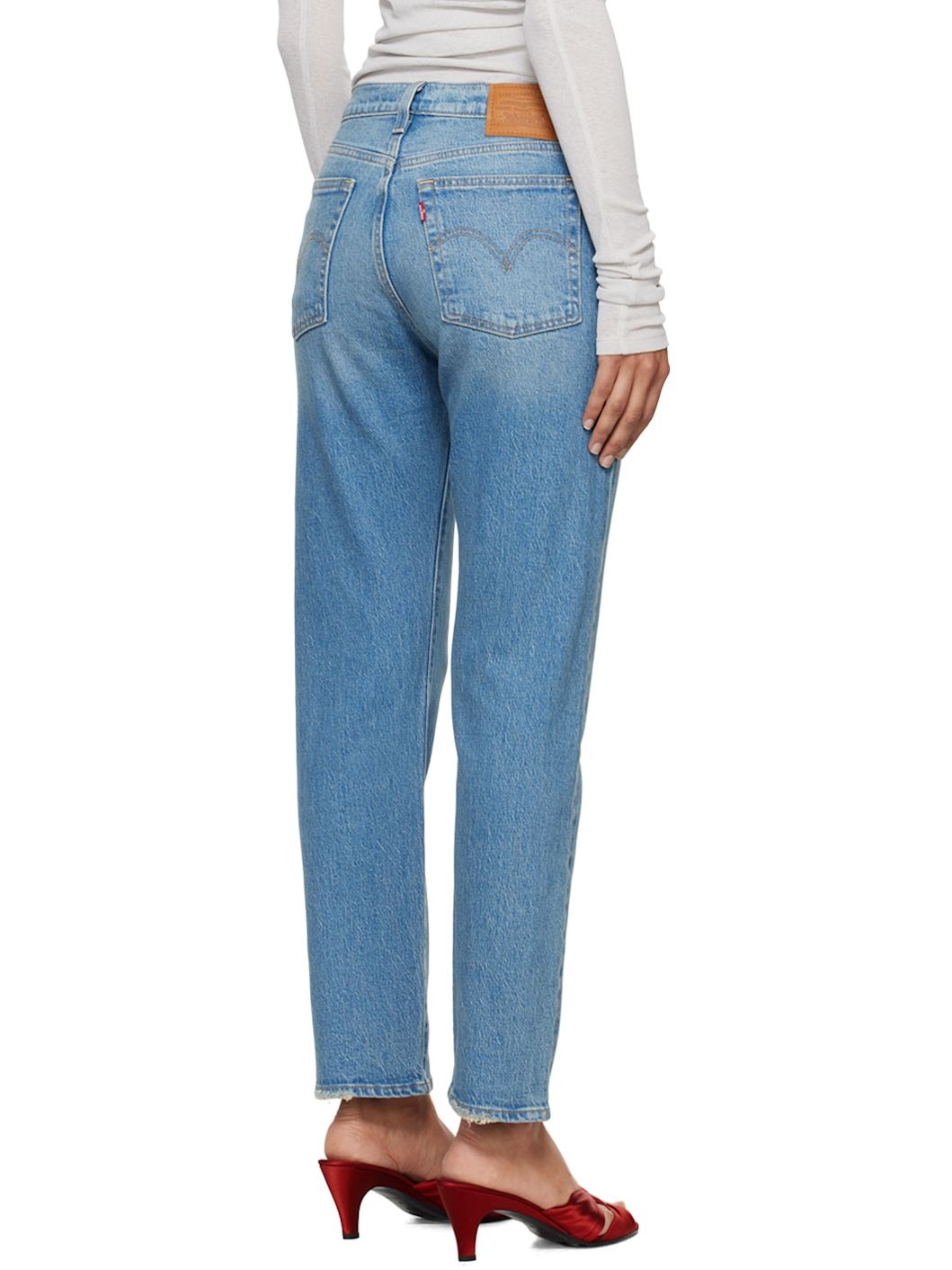 Blue Wedgie Straight Fit Jeans - 3