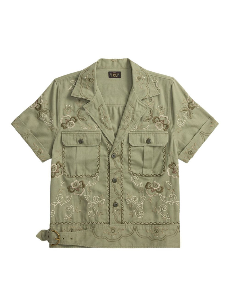 embroidered buckled shirt 1