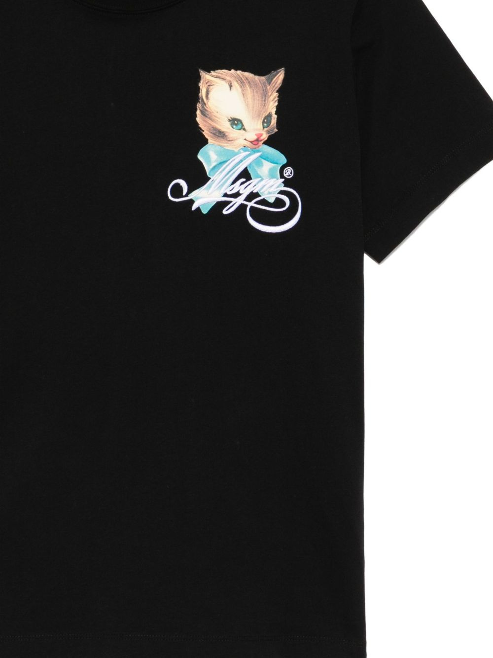 logo-embroidered T-shirt - 3