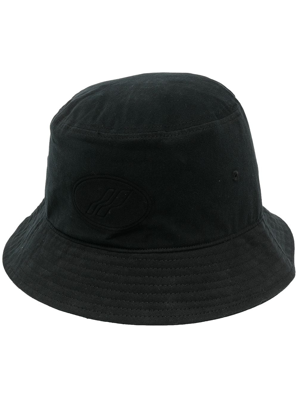 embossed-logo bucket hat - 1