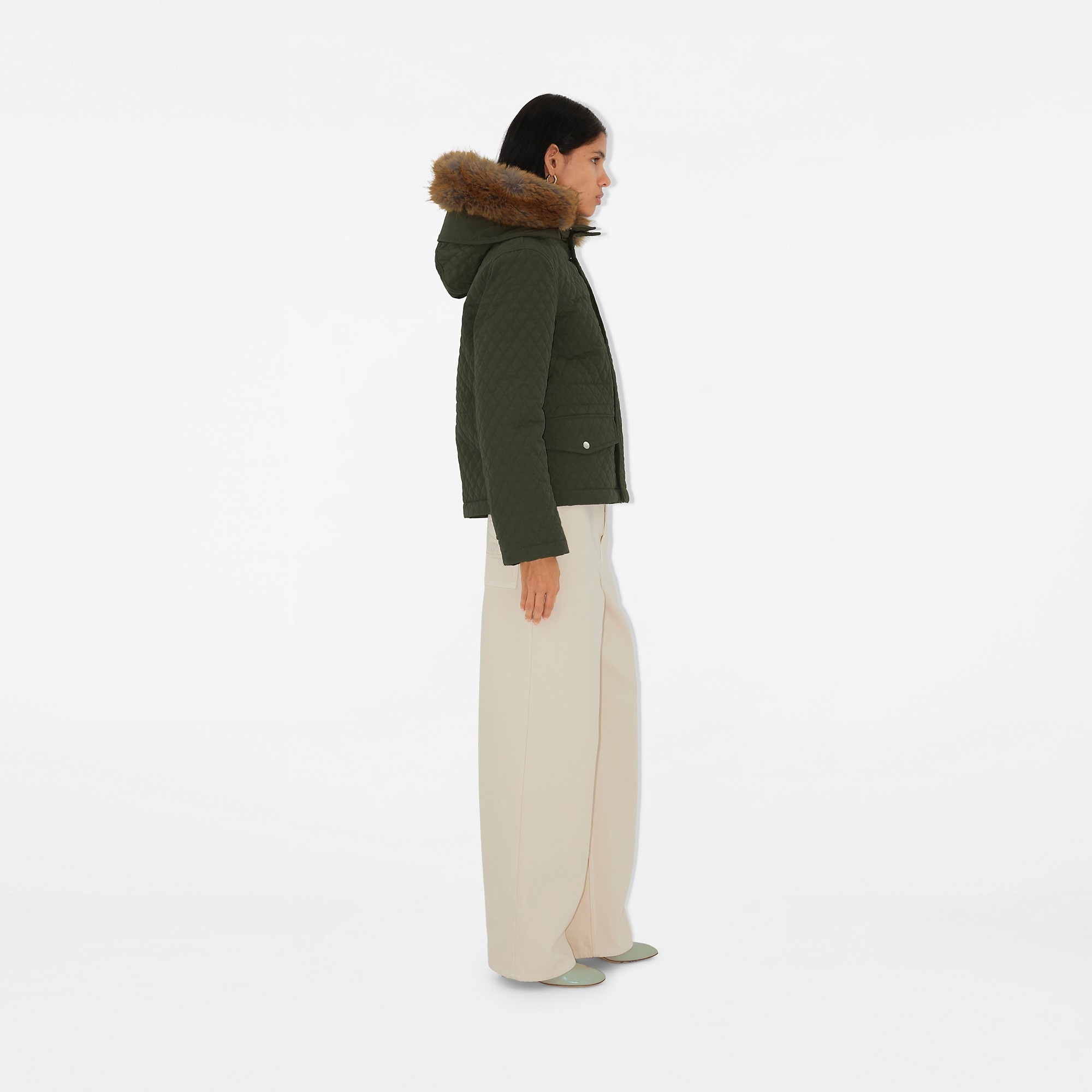 Quilted Cotton Blend Jacket - 3