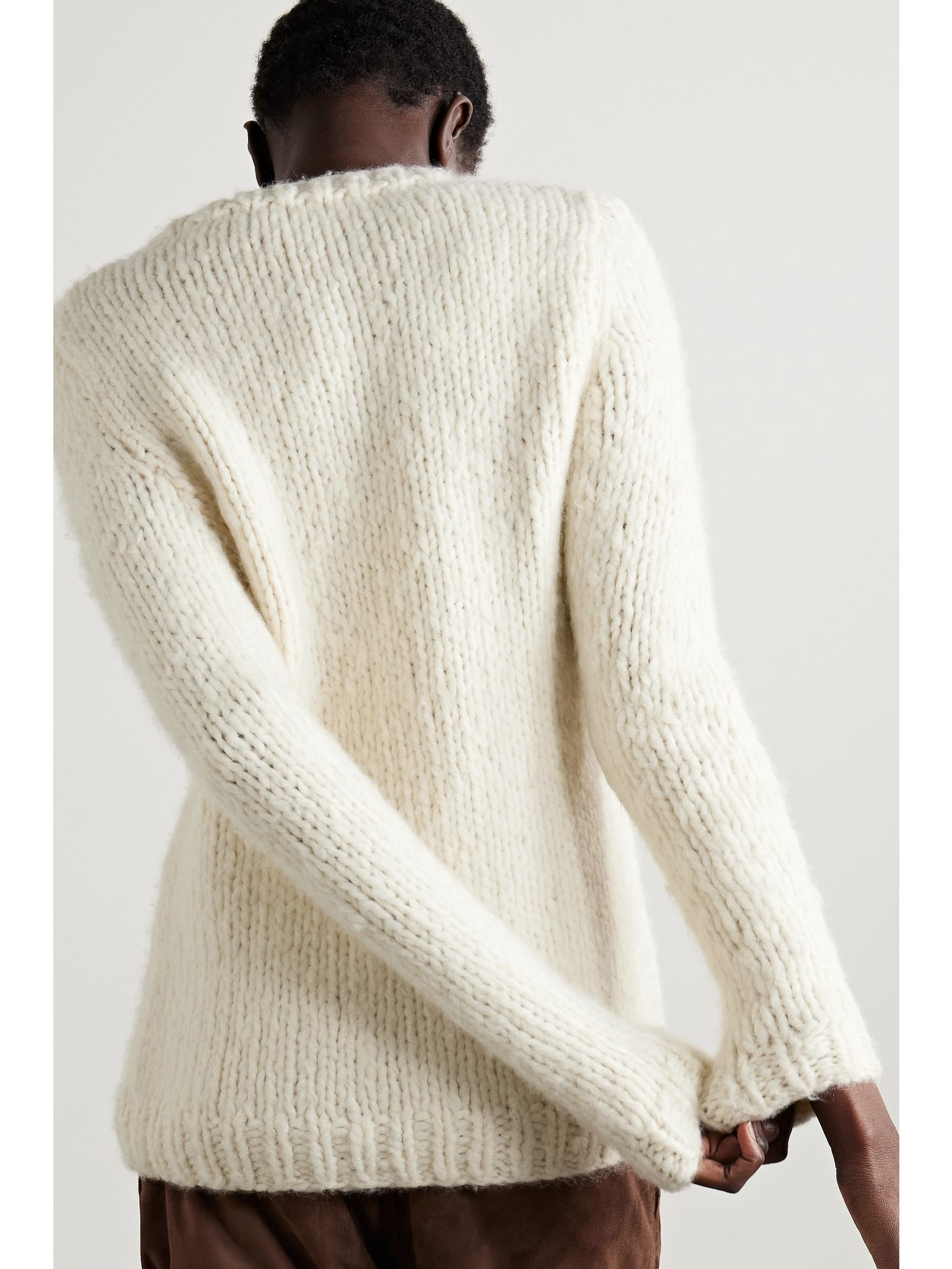 Lawrence cashmere sweater Ivory - 4