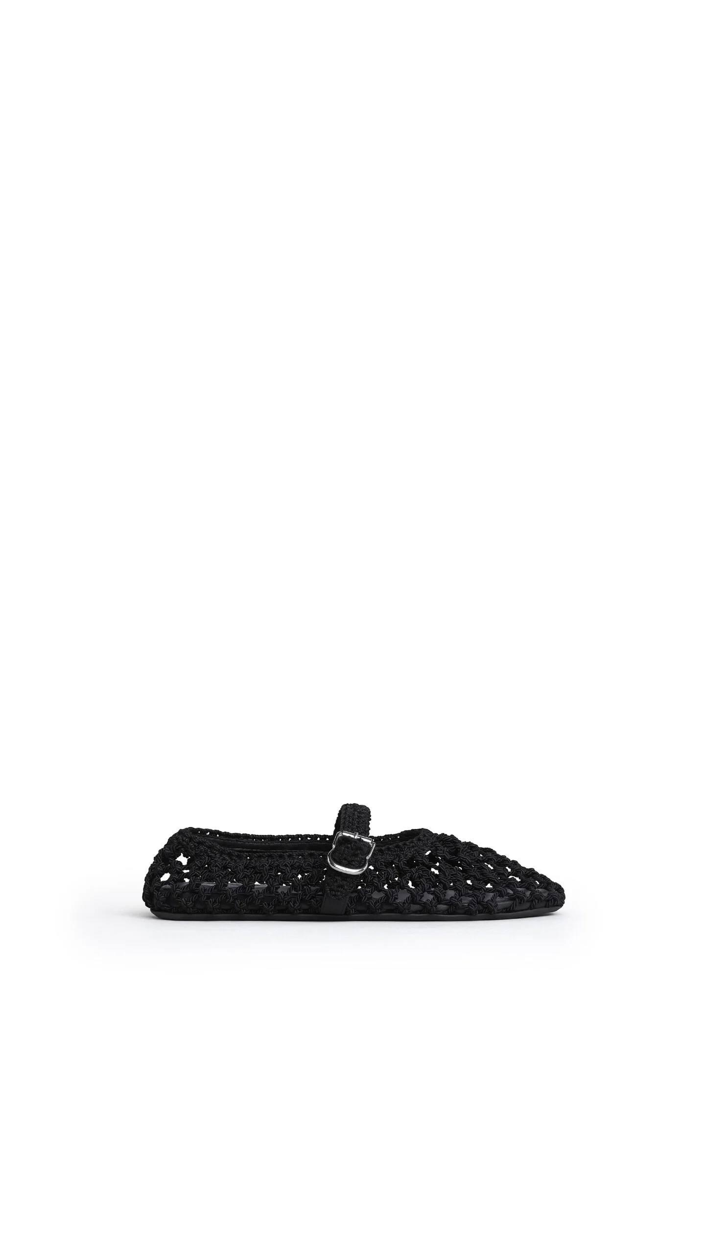 BALLET FLATS IN SATIN CORD - 1
