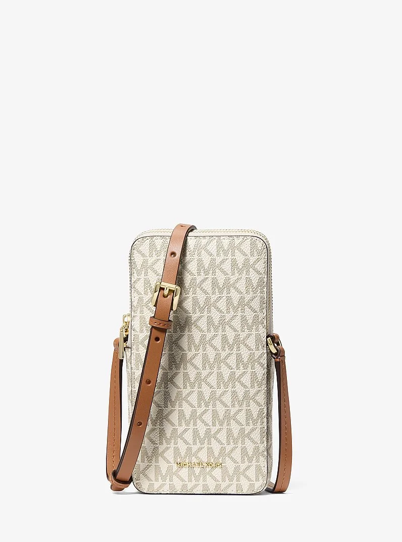 Jet Set Small Signature Logo Smartphone Crossbody Bag - 1
