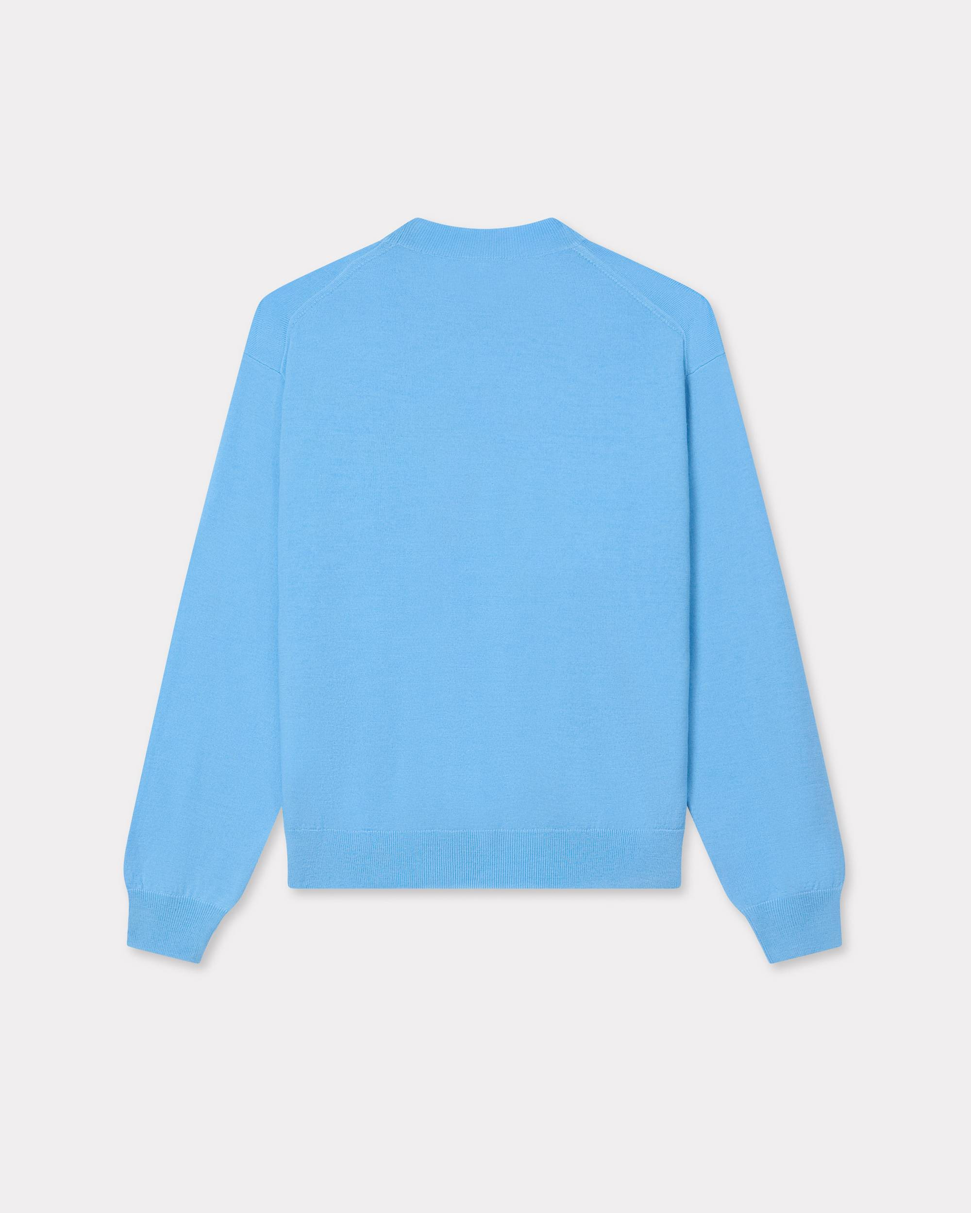 'Boke Flower' embroidered jumper in Merino wool - 2