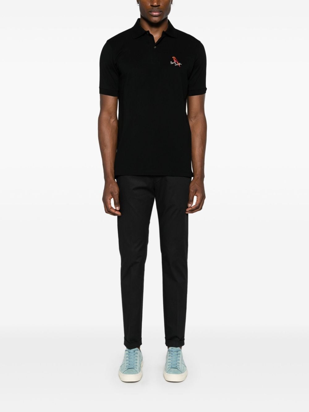 mid-rise tapered chinos - 2