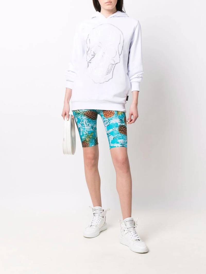 PHILIPP PLEIN pineapple-print shorts outlook