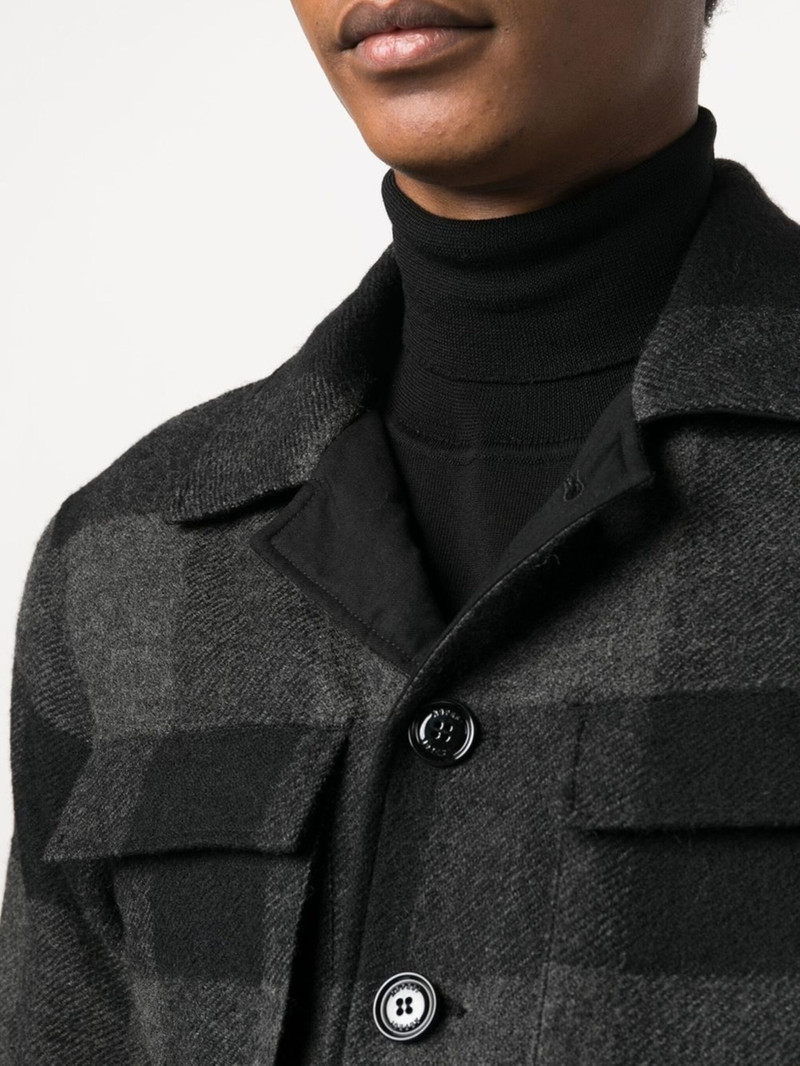 check-pattern shirt jacket 5