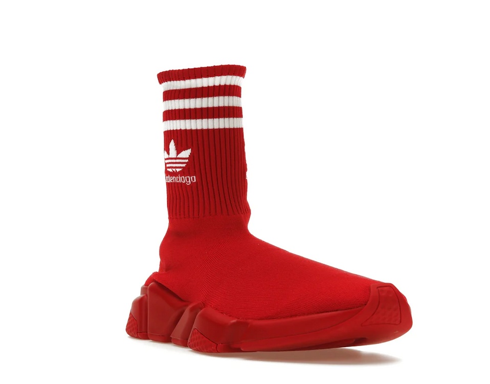 Balenciaga x adidas Speed Trainer 'Red White' 717591WBDV16090 - 3
