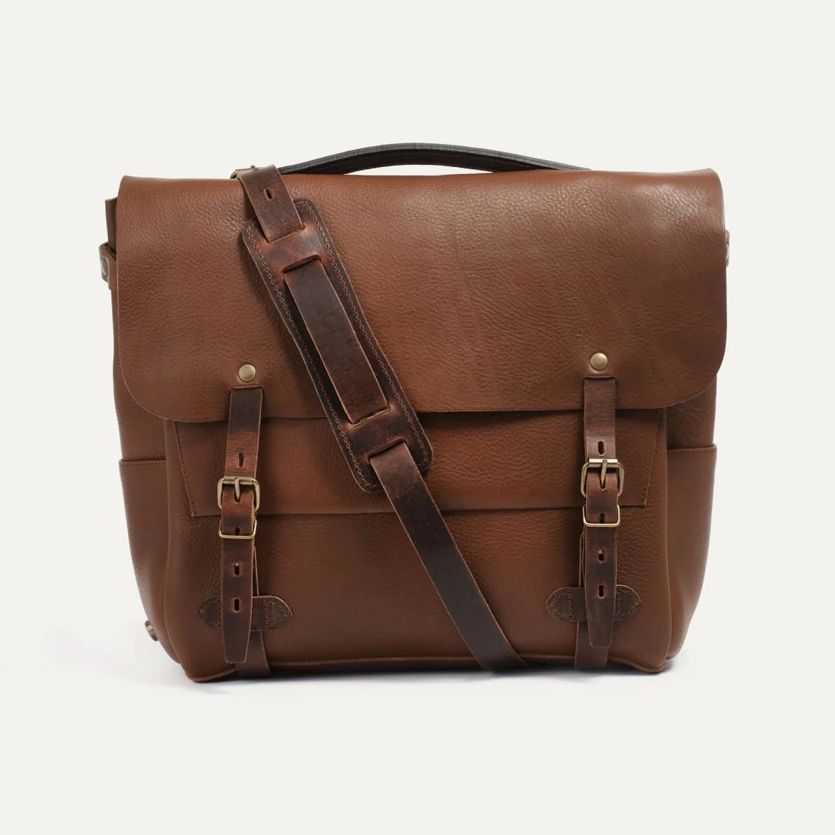 ECLAIR L POSTMAN BAG - AMBER BROWN - 1