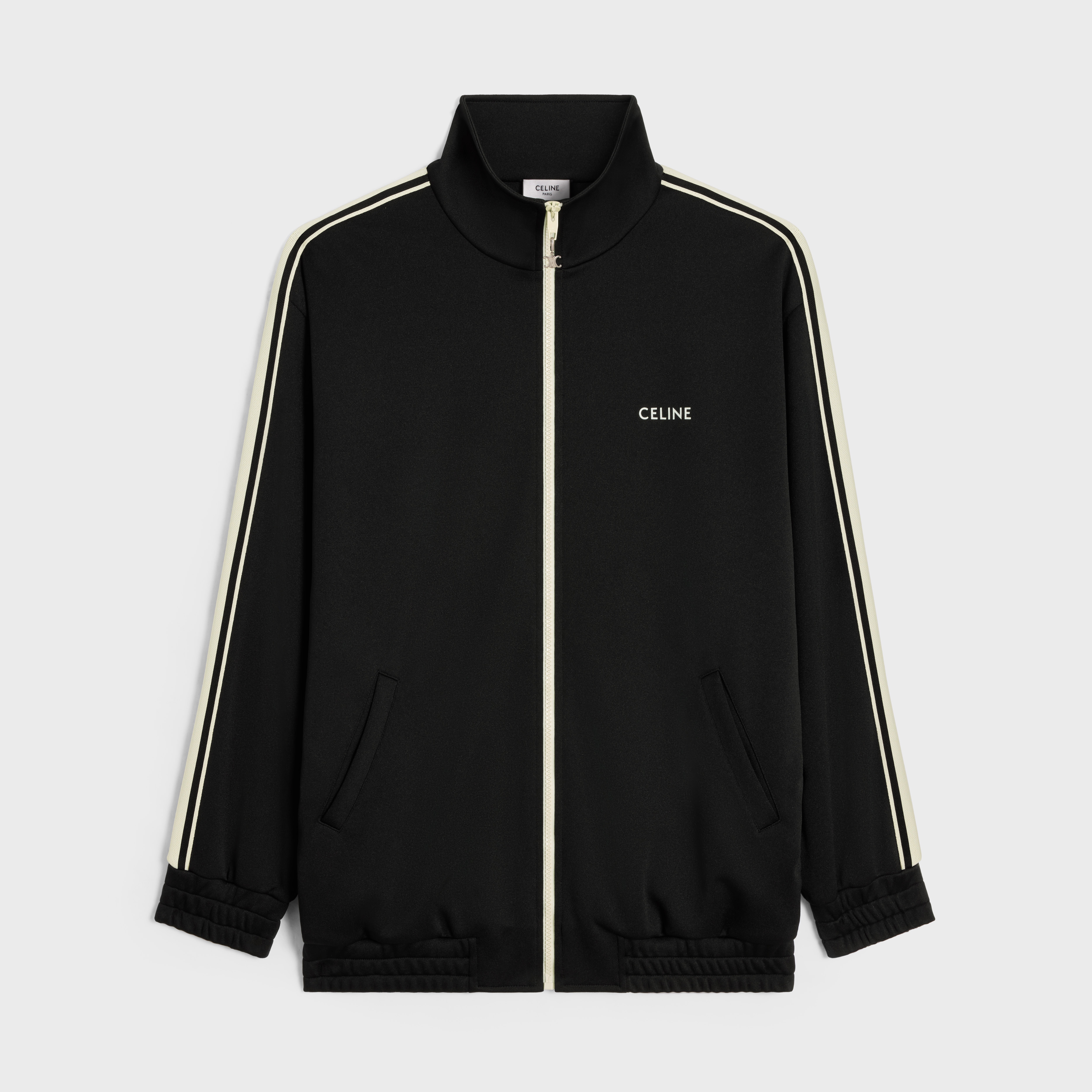 tracksuit jacket in double face jersey - 1