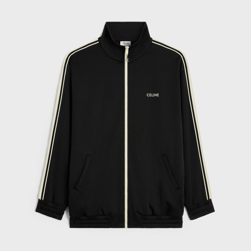 tracksuit jacket in double face jersey - 1