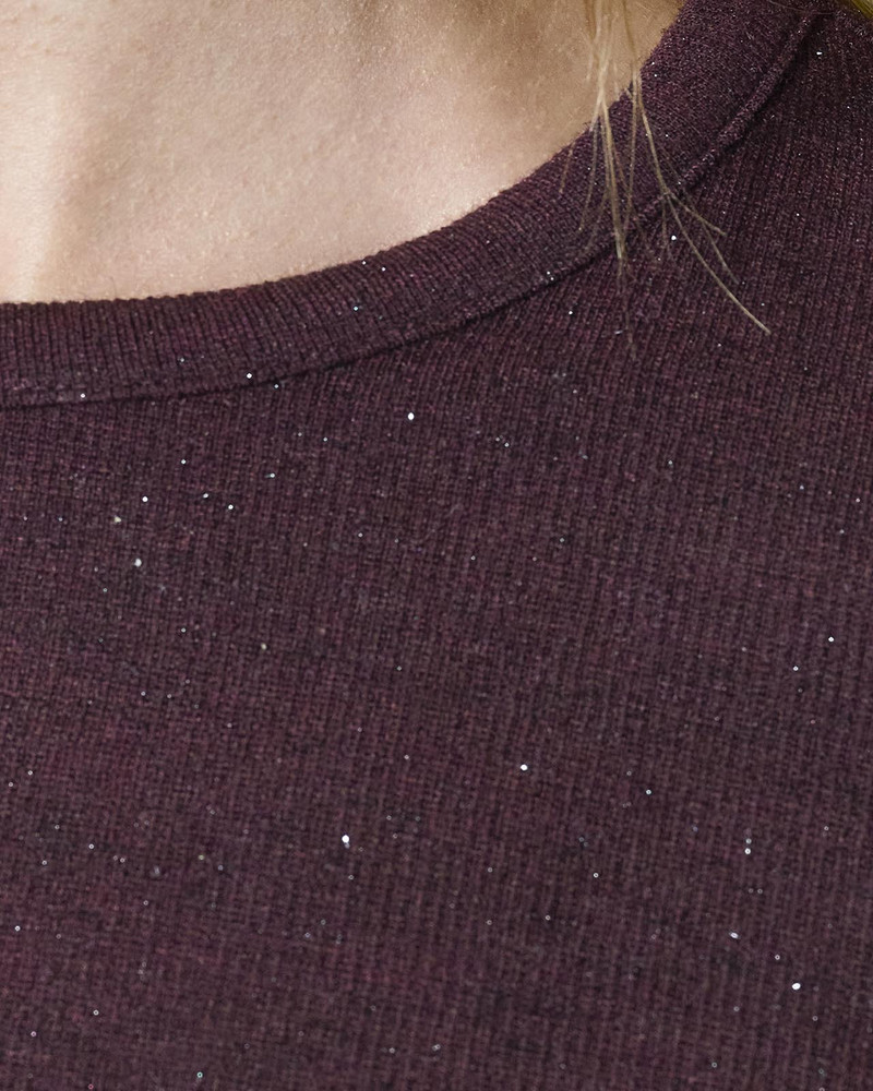 Splendid Isabella Eyelash Shimmer Long Sleeve Tee outlook